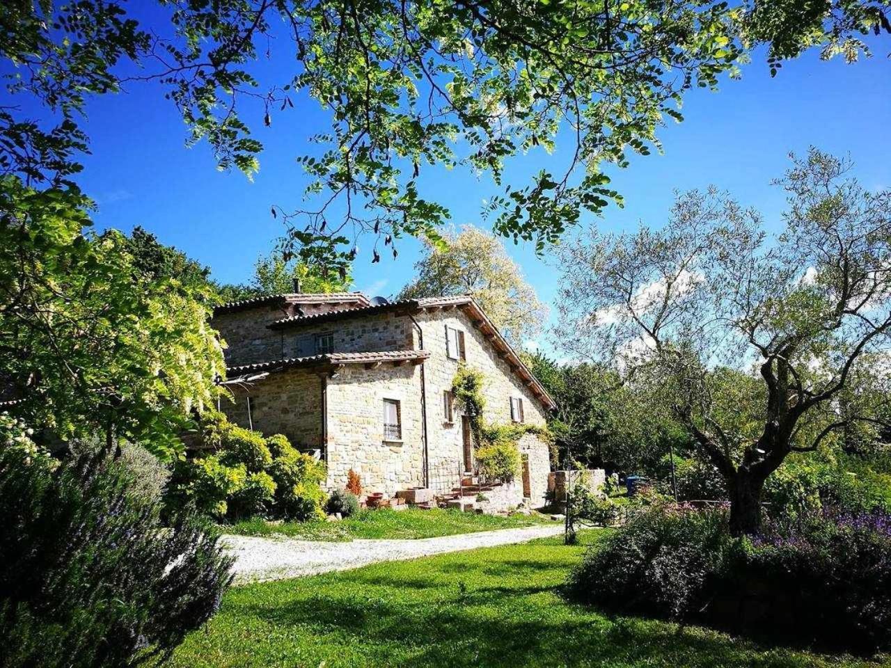 Agriturismo Montesalce กุบบีโอ ภายนอก รูปภาพ